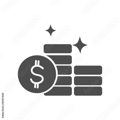 Gold Solid Icon