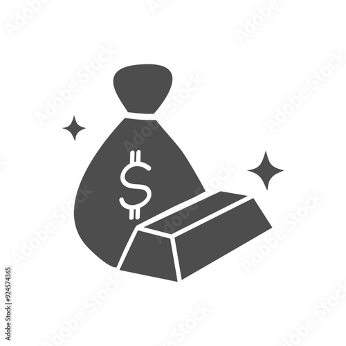 Gold Solid Icon