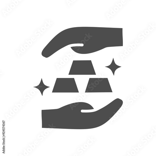 Gold Solid Icon