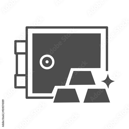 Gold Solid Icon