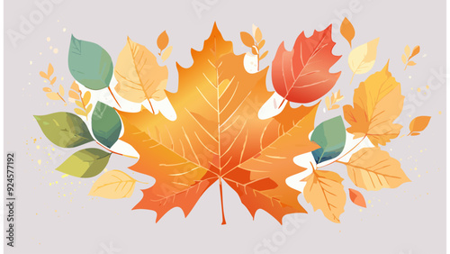 Autumn Maple Foliage Leaves - Fall Plant Leaf October Yellow Nature Decoration Orange Season Seasonal Tree
