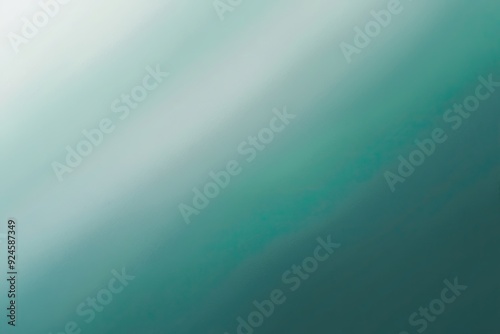 Airy Teal Gradient Wallpaper Transition from Soft Aqua to Deep Emerald Green