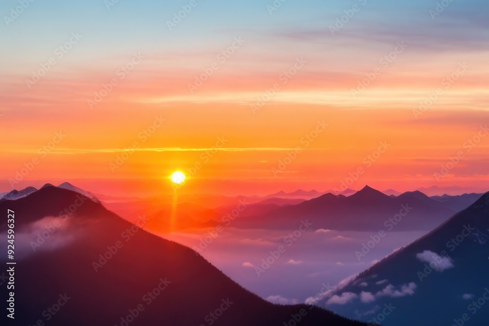 mountain silhouettes at sunrise mountain silhouettes at sunrise