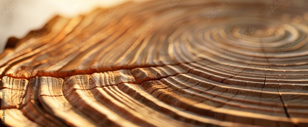 Fototapeta premium Close-Up of Tree Rings