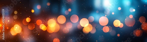 Vibrant bokeh lights create a magical atmosphere, perfect for celebrating special moments or enhancing visual appeal.