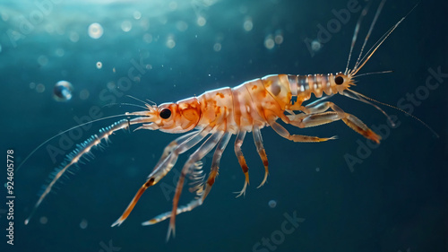Wallpaper Mural Transparent Shrimp, Sea Water. Torontodigital.ca