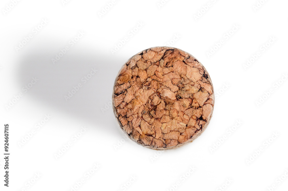 Recycled corks isolated on a white background. Recycled corks isolated on a white background.
