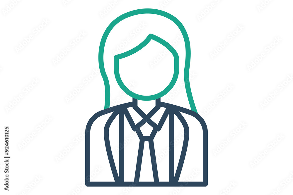 Lawyer icon. icon related to law and justice. line icon style. justice elements vector illustration Lawyer icon. icon related to law and justice. line icon style. justice elements vector illustration