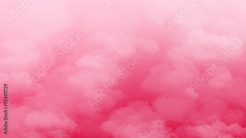 Pink Gradient Cloudscape. The soft pink clouds and smooth gradient.