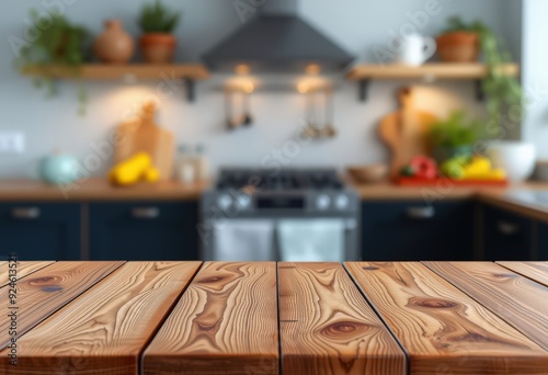 kitchen table and utensils