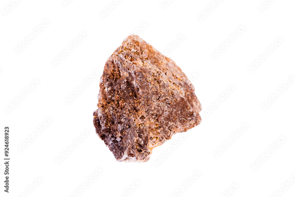 wulfenite mineral stone on a white background close up wulfenite mineral stone on a white background close up