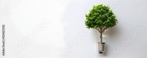 Lightbulb Shaped Tree Symbo...