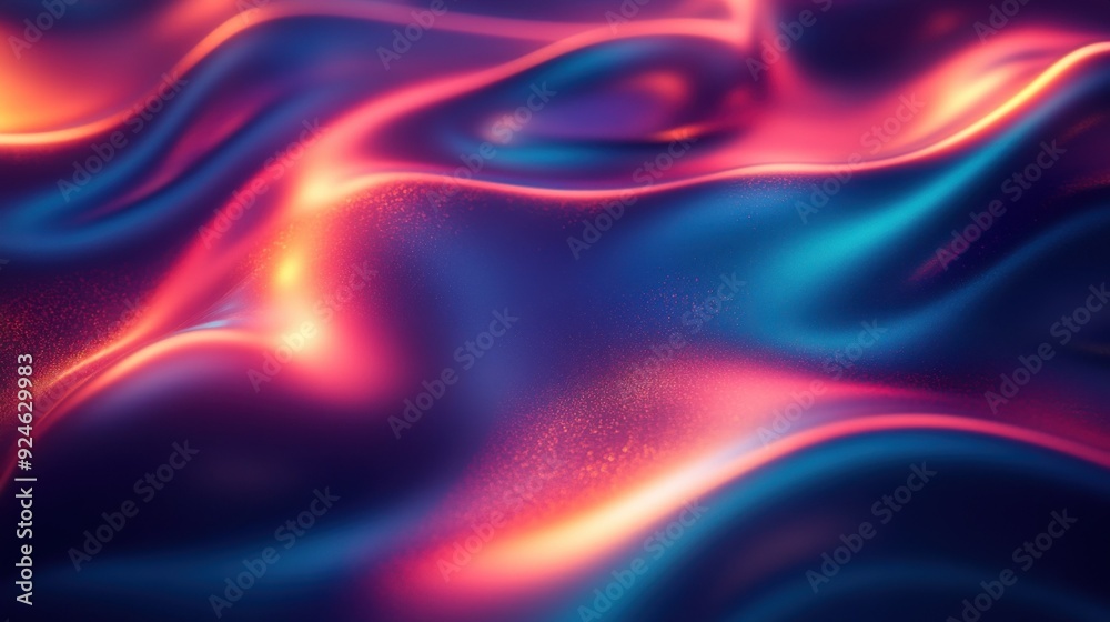 Vibrant Abstract Fabric Flowing Textures in Blue and Purple Vibrant Abstract Fabric Flowing Textures in Blue and Purple