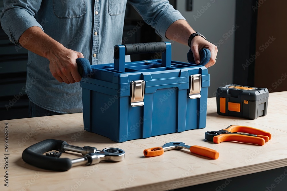 Compact 3D Toolbox Visual Design for Efficient Space Utilization Compact 3D Toolbox Visual Design for Efficient Space Utilization