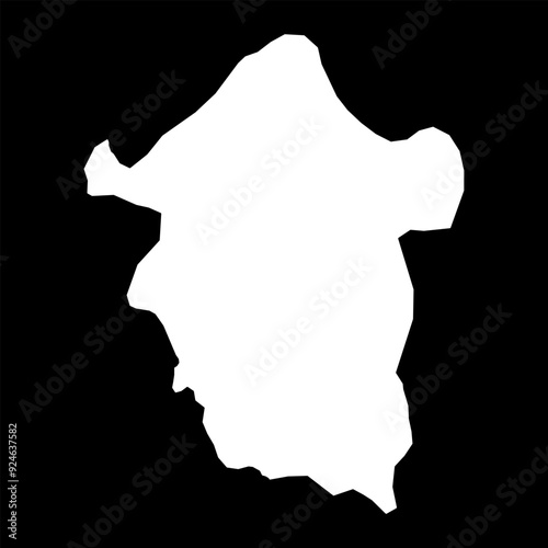 Enugu state map, administrative division of the country of Nigeria. Vector illustration. photo