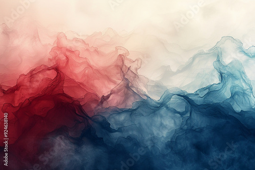 a presentation background, abstract, healthcare, red, blue, white background