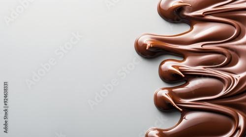 A melting chocolate sculpture