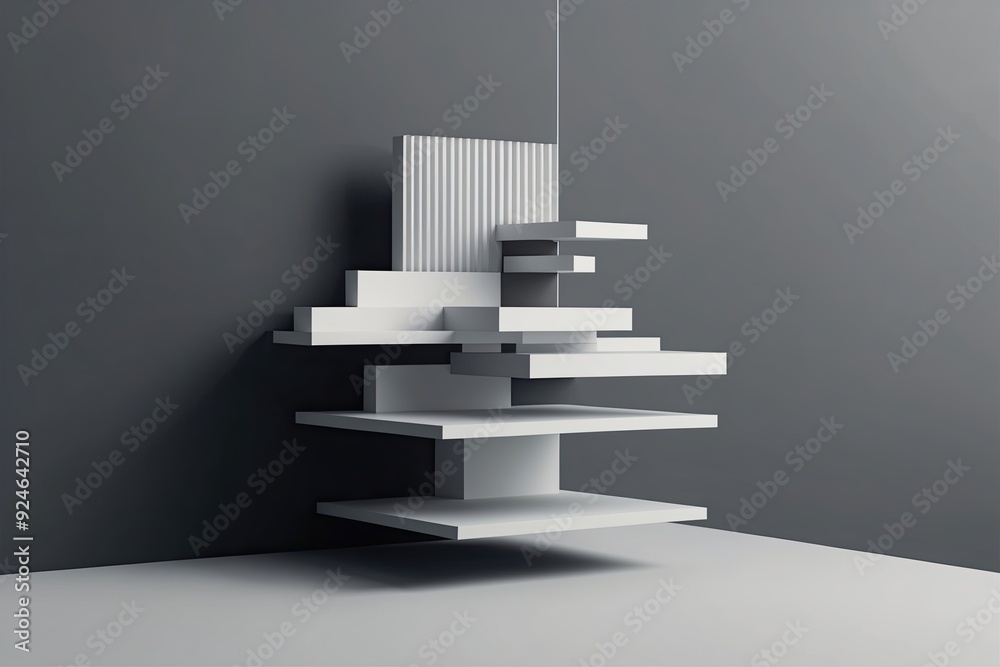 Three Dimensional Layered Minimalist Graphic Design Techniques Three Dimensional Layered Minimalist Graphic Design Techniques