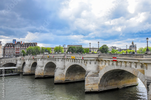 France. Paris. Views and attractions in summer