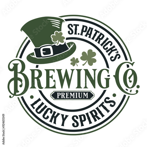 St. Patricks Brewing Co. SVG | St. Patrick's Day Svg | Funny St Patricks Svg | Lucky Clover Svg | Lucky Svg