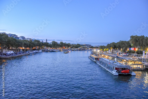 France. Paris. Views and attractions in summer