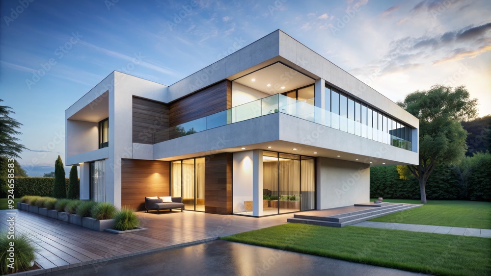 Clean modernist architectural lines Clean modernist architectural lines