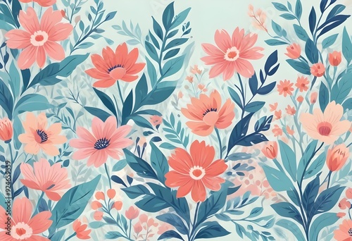 Floral pattern design