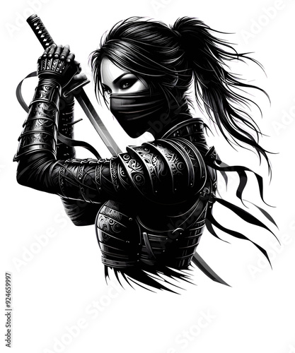 Samurai Ninja Woman