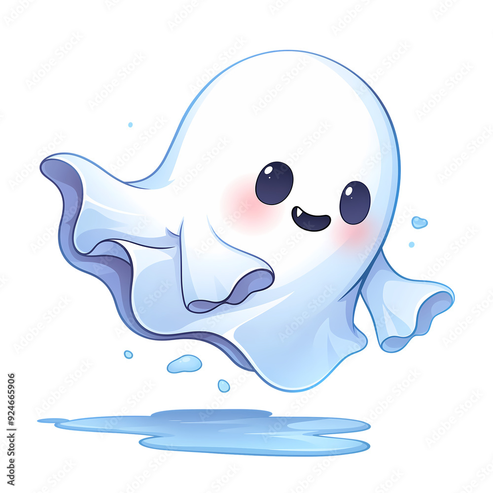 a 2d cartoon clipart drawing of a ghost on an isolated transparent background a 2d cartoon clipart drawing of a ghost on an isolated transparent background