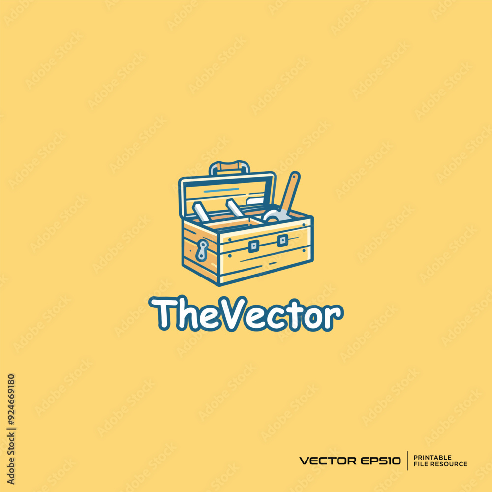 toolbox mascot, vector, logo, character, cartoon, illustration, eps10 toolbox mascot, vector, logo, character, cartoon, illustration, eps10