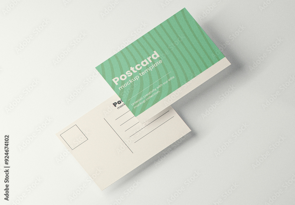 Postcard Mockup Stock Template | Adobe Stock