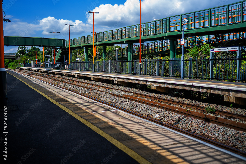 British Railways network rail passenger commuter suburban rural railway station England UK British Railways network rail passenger commuter suburban rural railway station England UK