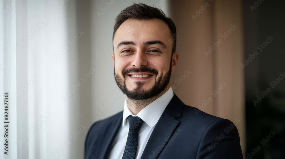 On a transparent background, a smiling confident businessman is shown in a suit, smiling and confident On a transparent background, a smiling confident businessman is shown in a suit, smiling and confident