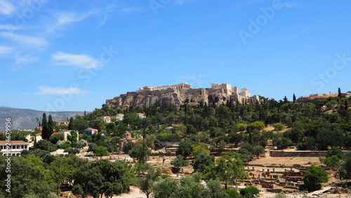View of Acropolis from Agora of Athens, 11th June 2024, Greece