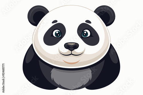 Close-up Portrait of a Smiling Panda Bear