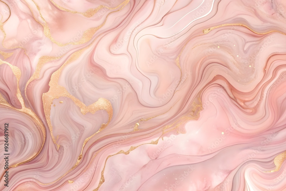 Blush Pink and Rose Gold marble background pink fluid patterns Blush Pink and Rose Gold marble background pink fluid patterns