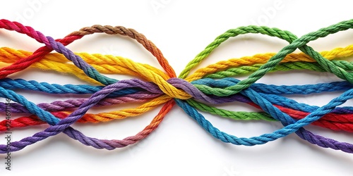 Threads of Connection: Intricate, supportive, intertwined, community, belonging photo