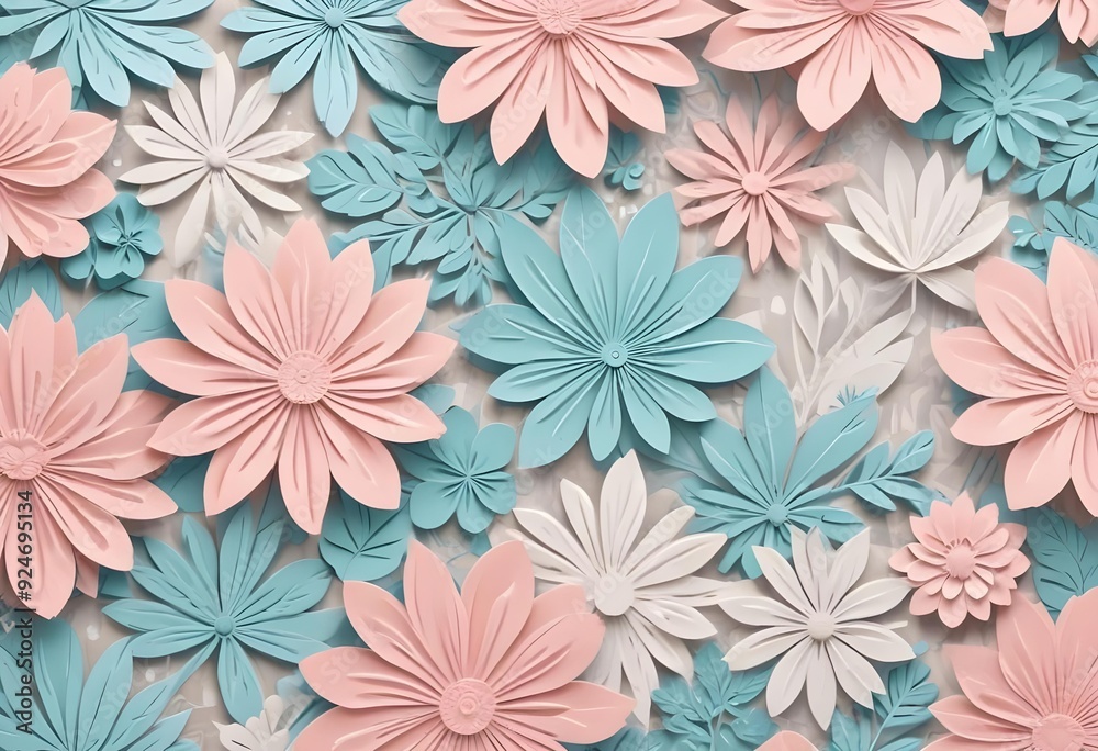 Floral pattern design Floral pattern design