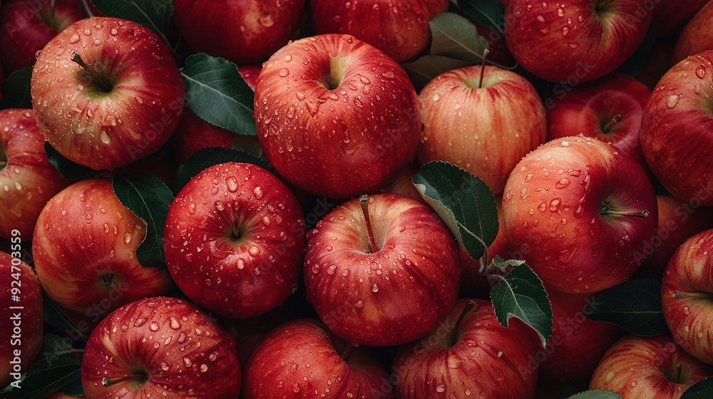 Close-up fresh ripe apples, fresh fruit background Close-up fresh ripe apples, fresh fruit background