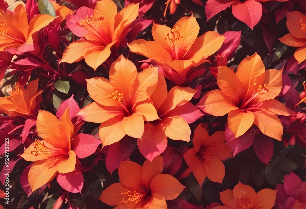 Floral leaves pattern Floral leaves pattern