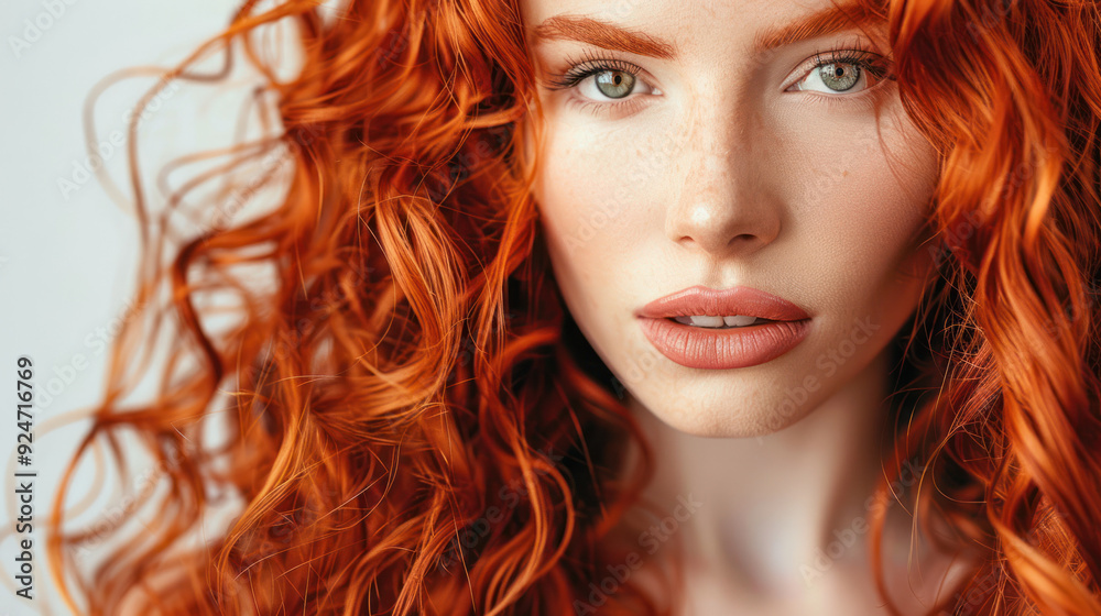 Redhead With Curly Hair Redhead With Curly Hair