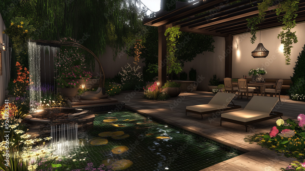 Obraz premium backyard_patio