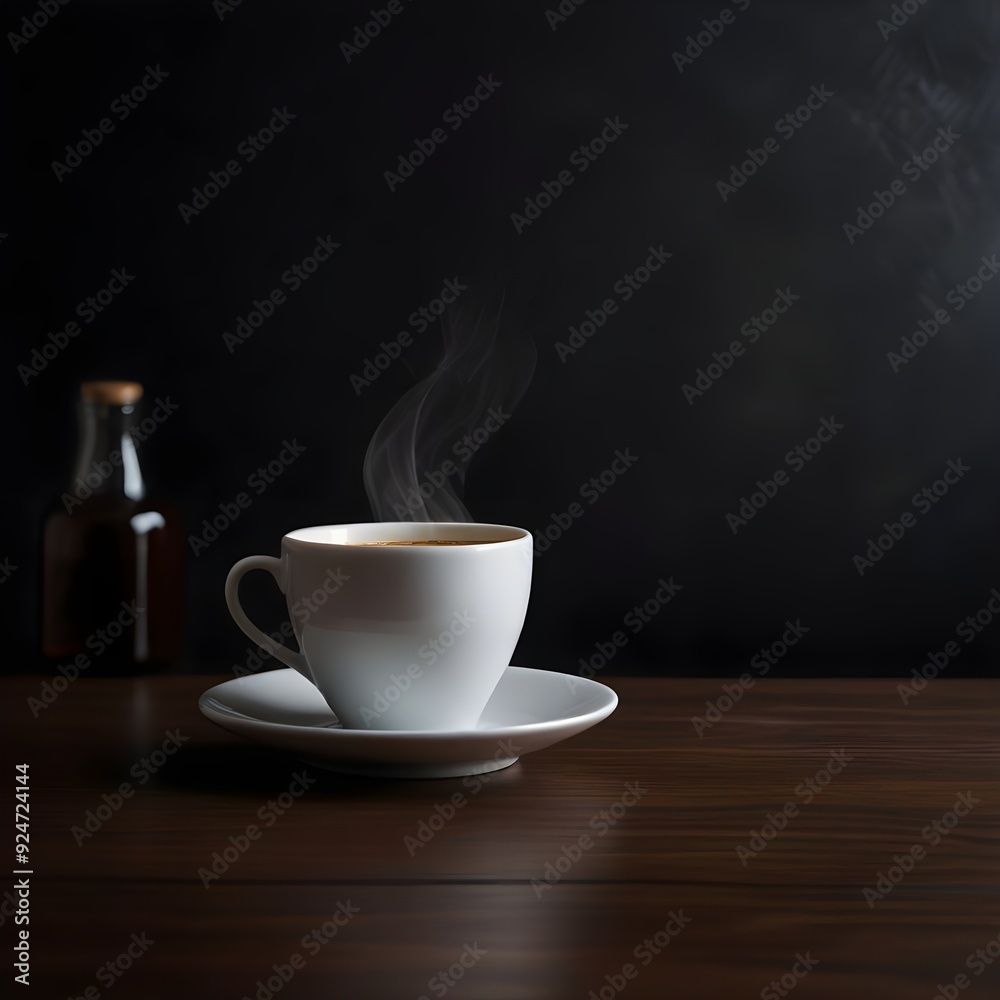cup of coffee on the table cup of coffee on the table