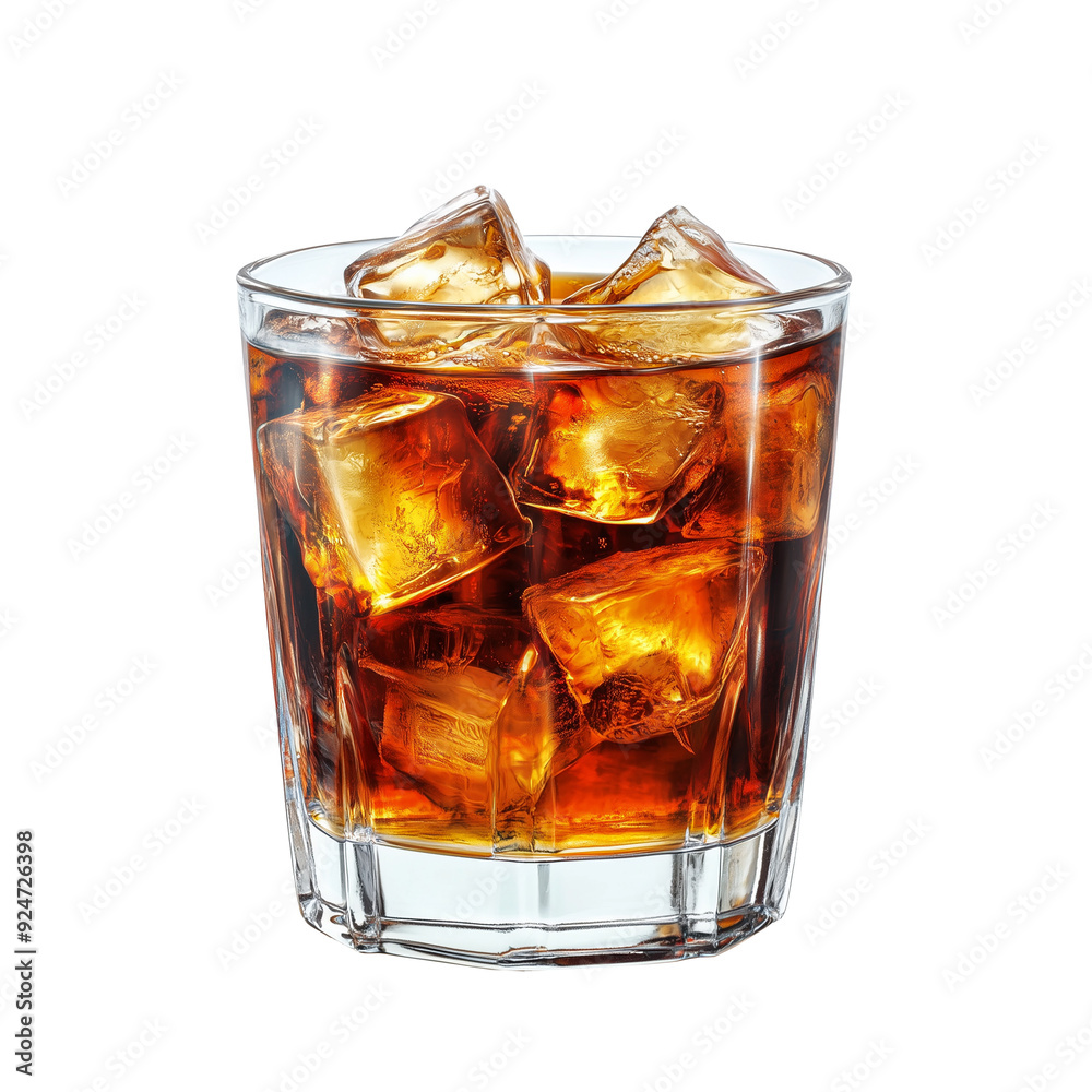 Rum isolated on transparent or white background Rum isolated on transparent or white background