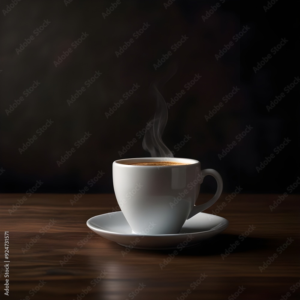 cup of coffee on the table cup of coffee on the table