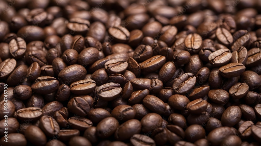 Coffee beans background, Close-up of unprocessed coffee, Natural resources and commodities. Coffee beans background, Close-up of unprocessed coffee, Natural resources and commodities.