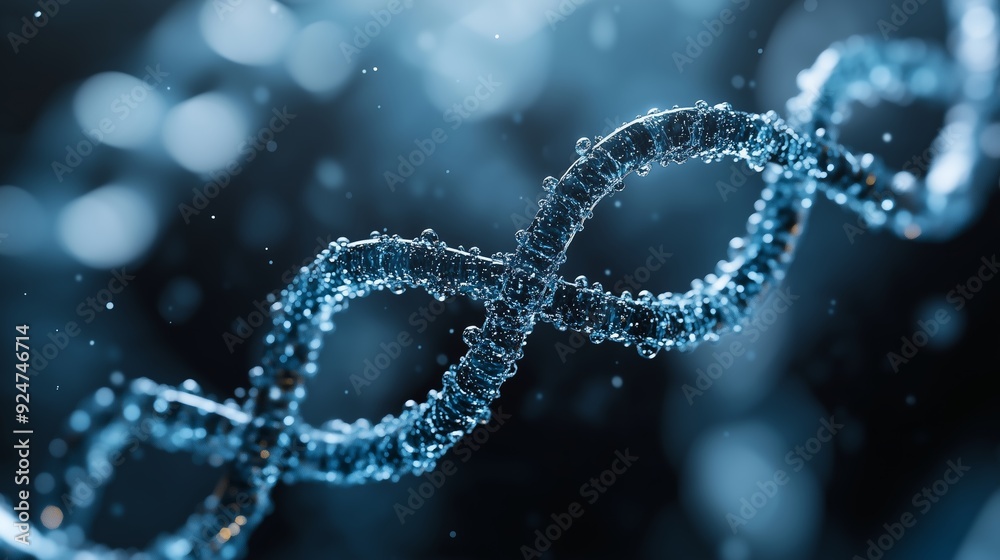 High-Quality HD Image of DNA Molecules High-Quality HD Image of DNA Molecules