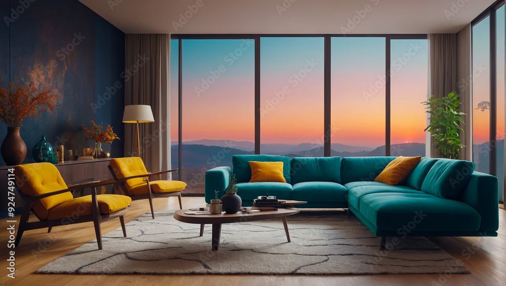 Default Minimalist living room with sofa Scandinavian interior 3. AI generated Default Minimalist living room with sofa Scandinavian interior 3. AI generated