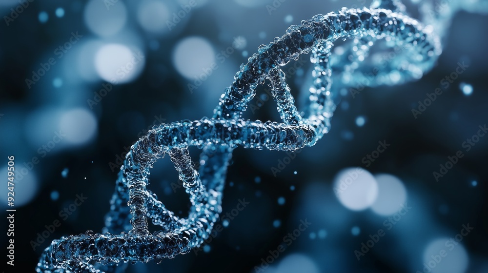 High-Quality HD Image of DNA Molecules High-Quality HD Image of DNA Molecules
