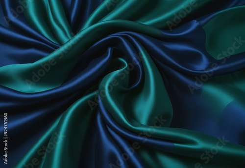 Blue silk background. Large file.